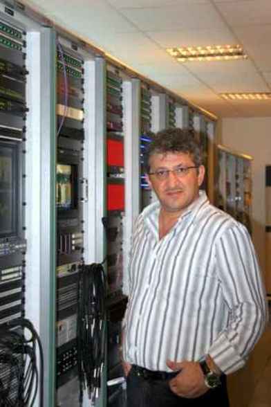 Issam Abaza With Junger Audio Equipment